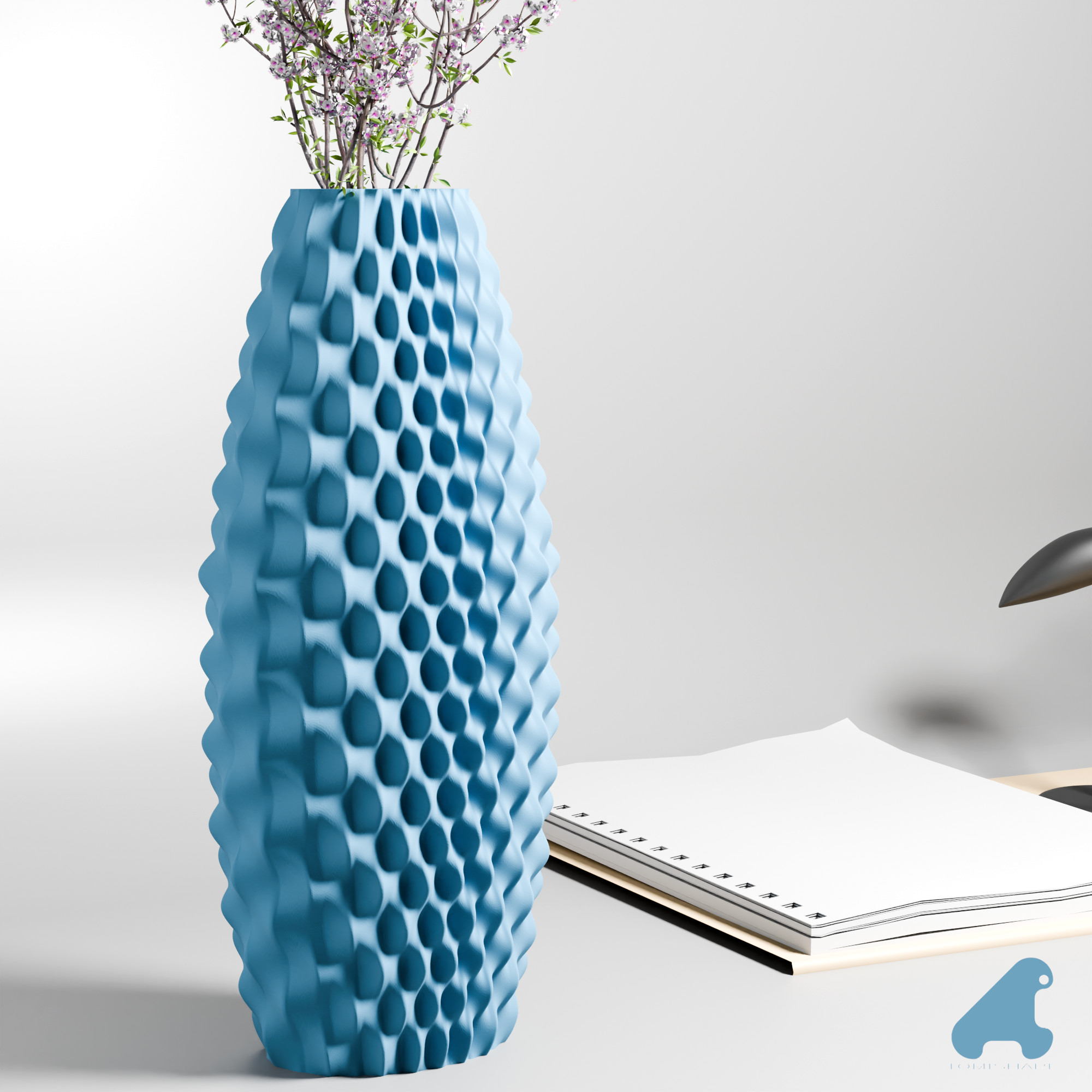 VASE PERLE BOMBÉ